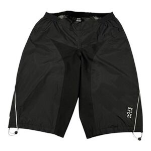 Gore Bike Wear Men's L Black Gore-Tex‎ Paclite Bike Shorts Cycling Riding Shell
